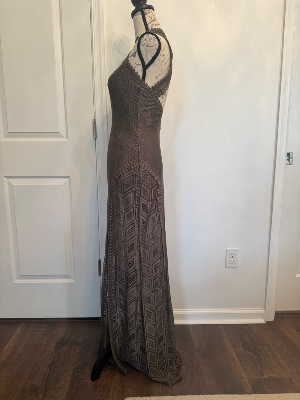 Guess Sleeveless Crochet Maxi Dress - Picture 5 of 9